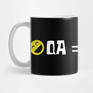 Delighted QA and Miserable Dev Mug